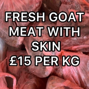 1 Kg Fresh Goat Meat with Skin