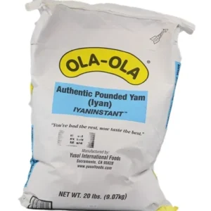 Ola-Ola Authentic Pounded Yam (Iyan) – 20lbs